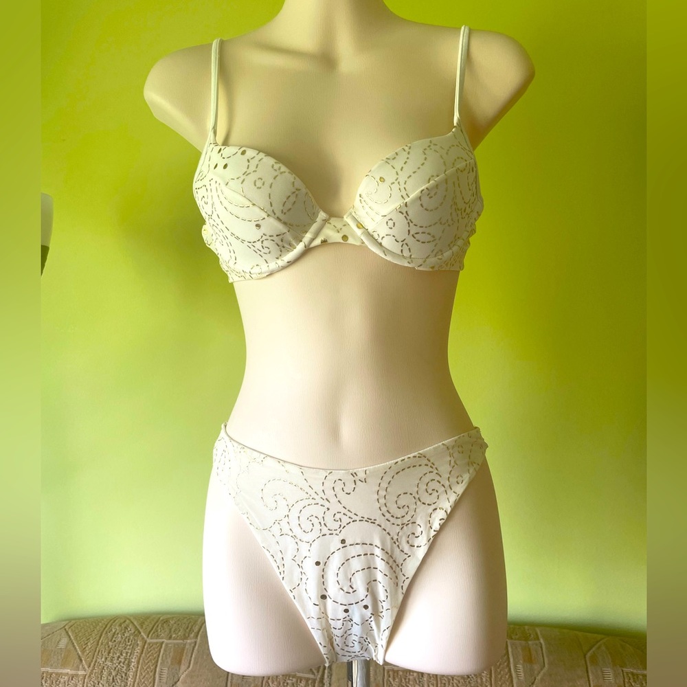 NEW DONNE DI PIERA 2-Piece Swimming Suit 42/S NWOT